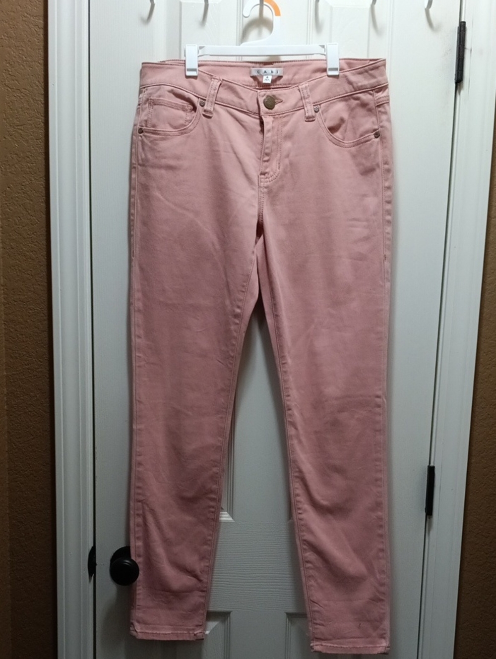 Cabi High-Rise Pink Skinny Jeans for Women